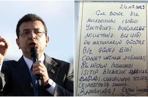 Το χειρόγραφο σημείωμα του Ιμάμογλου μέσα από τη φυλακή - «Θα τα καταφέρουμε»