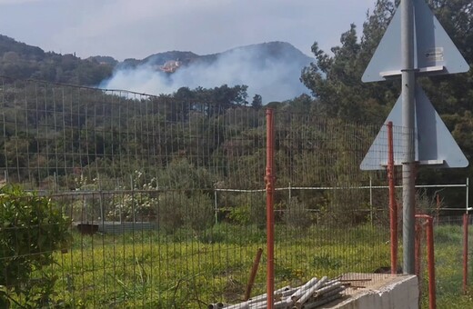 Φωτιά τώρα στη Σάμο: Καίγεται δάσος στην περιοχή Λέκκα