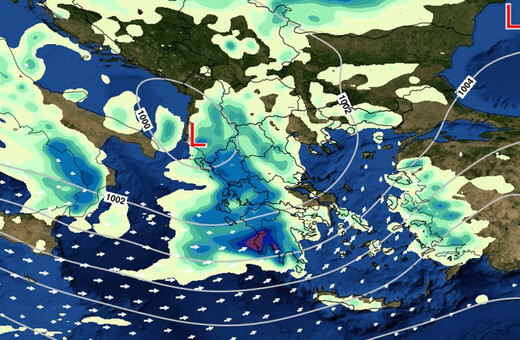 Meteo: Νέο κύμα κακοκαιρίας το Σαββατοκύριακο - Ισχυρά φαινόμενα από το βράδυ της Παρασκευής