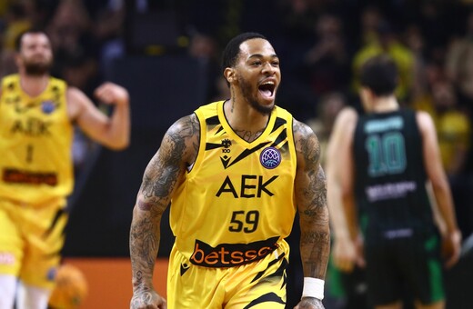 ΑΕΚ - Ναντέρ 104-69: Πρόκριση για την Ένωση στο Final 4 που θα γίνει στην Αθήνα