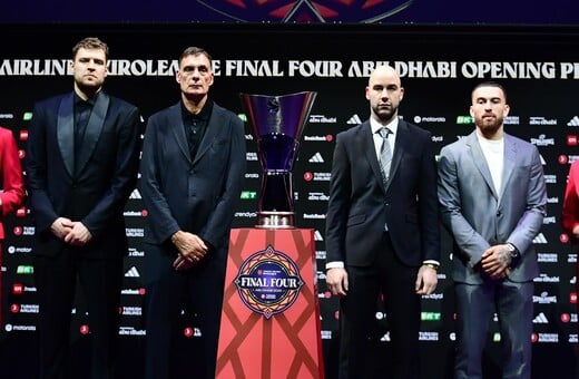 Final Four: Σπανούλης και Αταμάν φωτογραφίζονται με το κύπελλο - Οι αναρτήσεις των ομάδων