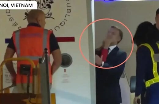 Χαστούκι της Μπριζίτ στον Εμανουέλ Μακρόν στο Ανόι: Τι κατέγραψαν οι κάμερες