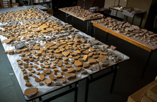 Τεράστιο ρωμαϊκό «παζλ» αποκαλύπτει τοιχογραφίες ηλικίας 2.000 ετών