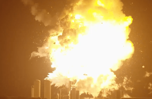 Η στιγμή της έκρηξης πυραύλου της SpaceX στο Τέξας