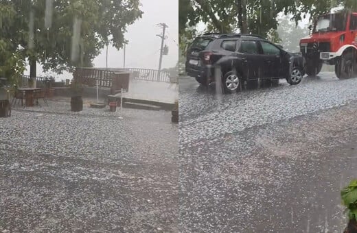 Κακοκαιρία: Έντονο χαλάζι σε Αρκαδία, Σέρρες και Κοζάνη