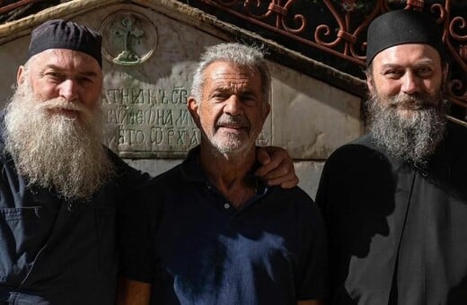 Ο Μελ Γκίμπσον στο Άγιον Όρος