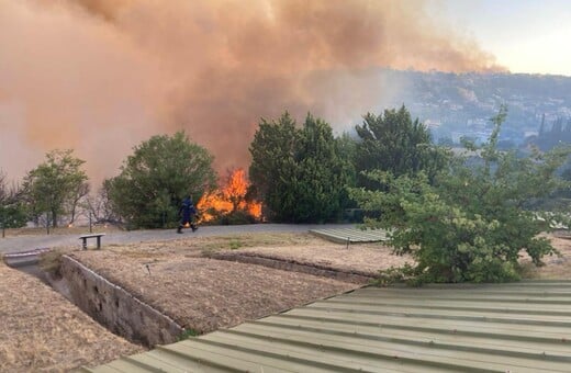 Φωτιά στην Αχαΐα: Μπήκε στον αρχαιολογικό χώρο της Βούντενης - «Περιορισμένες οι ζημιές»