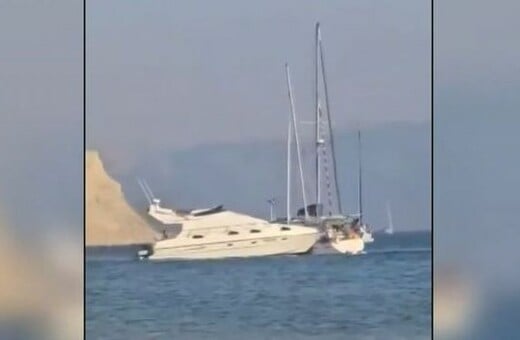 Σύγκρουση τριών σκαφών ανοιχτά της Κέρκυρας: Κολυμβητές μάρτυρες του ναυτικού ατυχήματος