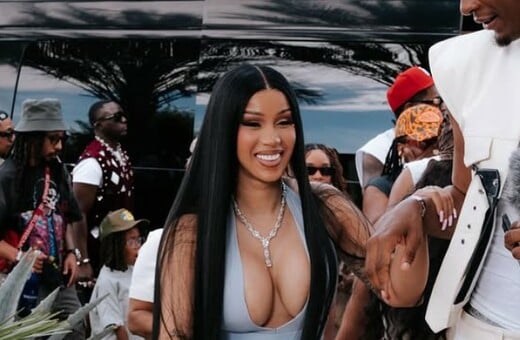 Cardi B: Τα γυρίσματα του νέου video clip στη Μύκονο μαζί με μοντέλο του GNTM