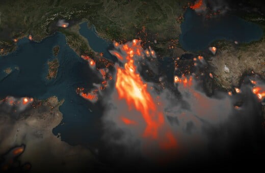 METEO: Ελλάδα και Ισπανία οι πιο επιβαρυμένες σε ποιότητα αέρα από τις φωτιές