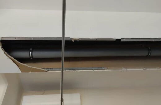 Ηράκλειο: Κατέρρευσε τμήμα οροφής στην Kαρδιολογική Kλινική του ΠΑΓΝΗ