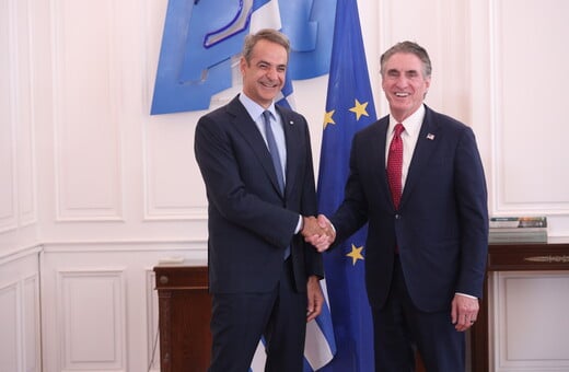Συνάντηση Μητσοτάκη – Μπέργκαμ: Μήνυμα «συνεργασίας» για το αμερικανικό LNG