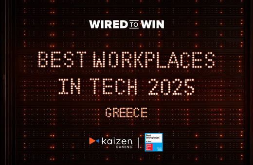 Η Kaizen Gaming για τρίτη συνεχόμενη χρονιά στα Best Workplace in Tech™