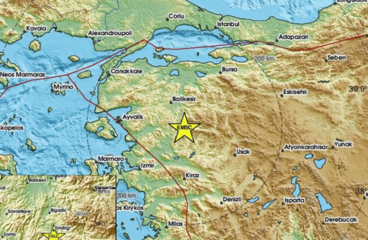 Ισχυρός σεισμός στην Τουρκία