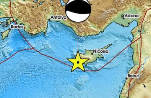 Νέος σεισμός 5,4 Ρίχτερ στην Κύπρο, λίγες ώρες μετά τον προηγούμενο
