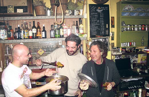 Με τον Τάκη Σπυριδάκη στους Θεσσαλούς