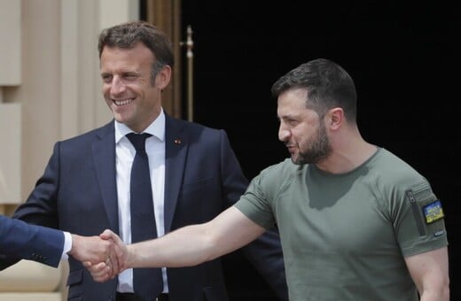 Ο Εμανουέλ Μακρόν θα συναντηθεί με τον Βολοντίμιρ Ζελένσκι στο Παρίσι