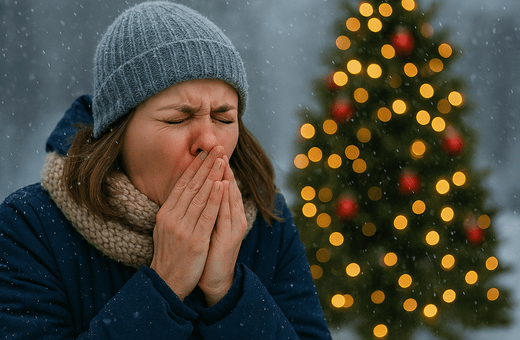 Εάν φέτος τα Χριστούγεννα δεν σταματάτε να φτερνίζεστε, υπάρχει εξήγηση