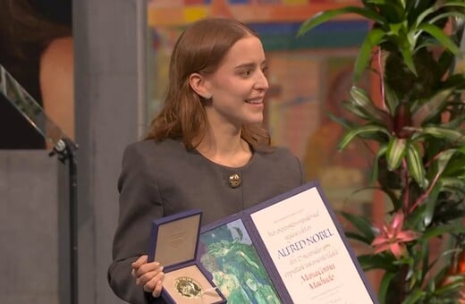 Μαρία Κορίνα Ματσάδο: Η κόρη της έλαβε το βραβείο Νόμπελ Ειρήνης εκ μέρους της 