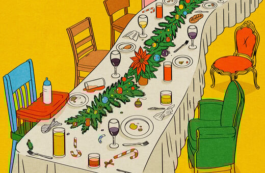 Οι άδειες καρέκλες στο γιορτινό τραπέζι