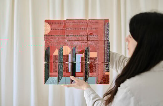 Τα πλακάκια της είναι έργα τέχνης