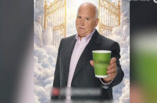 Αντιδράσεις με AI εικόνα του Γ. Παπαδάκη να «κερνάει καφέ από τον παράδεισο» σε μία ασύλληπτη διαφημιστική κίνηση