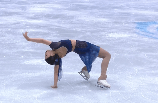 Κινέζα πατινέρ επέλεξε την «Αστερομάτα» για το πρόγραμμά της