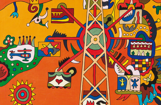 Μια γραμμή κύμα - Αναδρομική 250 έργων του Αλέξη Ακριθάκη στο Μουσείο Μπενάκη