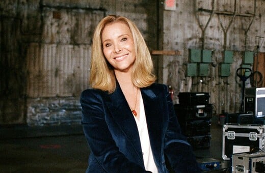 Με την Phoebe στο σετ από τα Φιλαράκια 