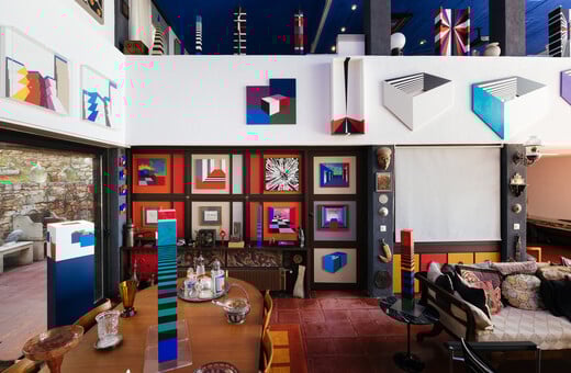 Όπυ Ζούνη: Μέσα στο σπίτι και το ατελιέ της  