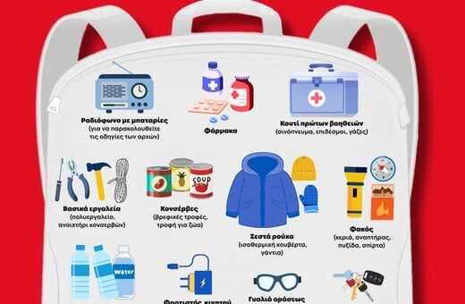 ΣΑΚΙΔΙΟ ΕΚΤΑΚΤΗΣ ΑΝΑΓΚΗΣ ΕΛΛΗΝΙΚΟΣ ΕΡΥΘΡΟΣ ΣΤΑΥΡΟΣ