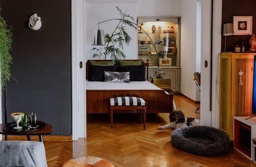 Ένα σπίτι που δεν κρύβεται/Ένα ηλιόλουστο ρετιρέ με vintage ψυχή