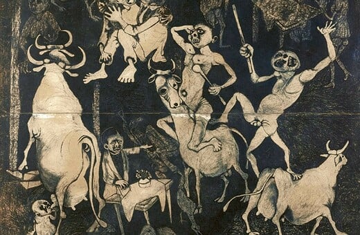 Ένα άλλο Guernica στέκεται τώρα απέναντι από το Guernica του Picasso στη Μαδρίτη