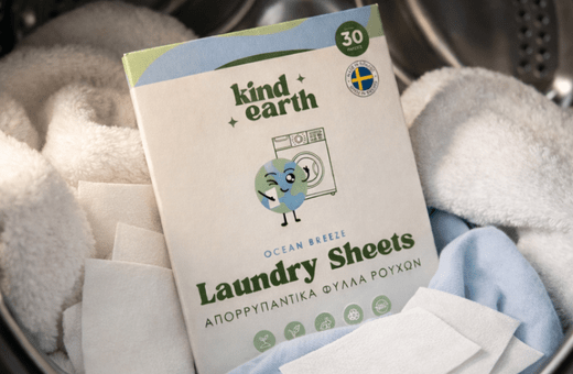 Kind Earth: η καινοτομία που αλλάζει το πλύσιμο ρούχων