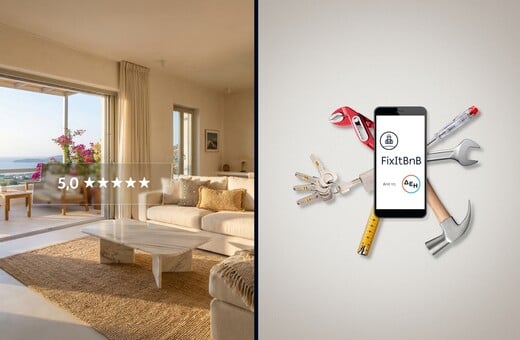 FixItBnB: Νέα υπηρεσία τεχνικής υποστήριξης για καταλύματα βραχυχρόνιας μίσθωσης από τη ΔΕΗ