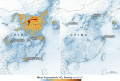 Κοροναϊός - Κίνα: Μείωση της ατμοσφαιρικής ρύπανσης λόγω επιβράδυνσης της οικονομίας - Οι χάρτες της NASA
