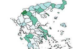 Κορωνοϊός: Ο χάρτης της πανδημίας στην Ελλάδα - Δυο νέες περιοχές με κρούσματα