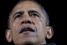 Ο Ομπάμα δάκρυσε στην τελευταία προεκλογική του ομιλία