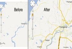 Η Βόρεια Κορέα στο Google Maps