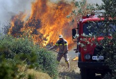Μεγάλη πυρκαγιά στο Ηράκλειο Κρήτης