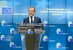 Ο Τουσκ προειδοποιεί για το ενδεχόμενο «σκληρών συνόρων» στην Ιρλανδία μετά το Brexit