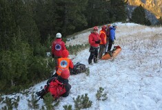 Επιχείρηση διάσωσης ορειβάτη στον Όλυμπο