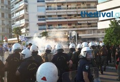 Θεσσαλονίκη: Επεισόδια, χημικά και κρότου-λάμψης στην πορεία διαμαρτυρίας για το «Βόρεια Μακεδονία»