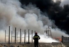 Καθαρίζει η ατμόσφαιρα από το νέφος στον Ασπρόπυργο