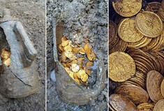 Εκατοντάδες χρυσά ρωμαϊκά νομίσματα ανακαλύφθηκαν σε υπόγειο θεάτρου στην Ιταλία