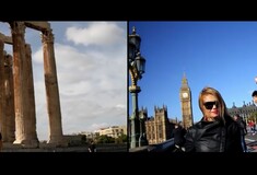 Η Σόφη ζει στην Αθήνα και η Μαριάνθη στο Λονδίνο. Από εκεί παίζουν ταυτόχρονα στο νέο, έξυπνο βίντεοκλίπ τους