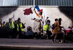 Mural αφιερωμένο στα «κίτρινα γιλέκα» κρύβει bitcoin γρίφο αξίας 1000 δολαρίων