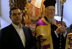 Ιστορική επίσκεψη του Αλέξη Τσίπρα στη θεολογική σχολή της Χάλκης