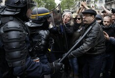 Παρίσι: Επεισόδια στην πρώτη διαδήλωση μετά την εκλογή Μακρόν