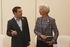 Απόλυτη ταύτιση απόψεων Τσίπρα - Λαγκάρντ στην ελάφρυνση του χρέους